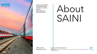SAINI Electricals Providing solutions in Railways, Power, Oil & Gas industries.