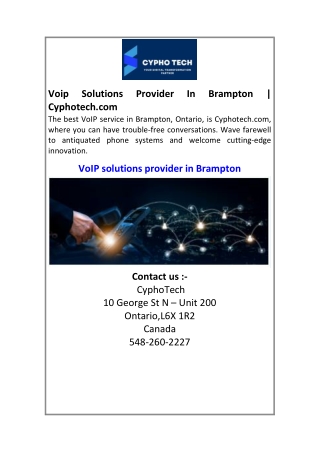 voip cyphotech com the best voip service