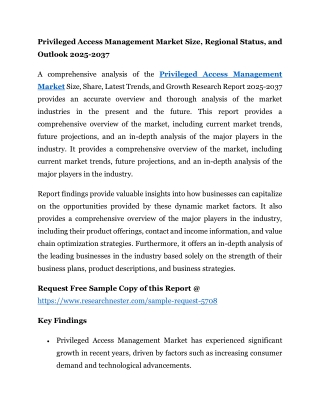 privileged access management market size regional