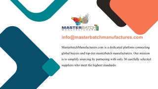 info@masterbatchmanufactures com