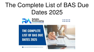 Complete Guide to BAS Due Dates 2025 for Australian Business Owners