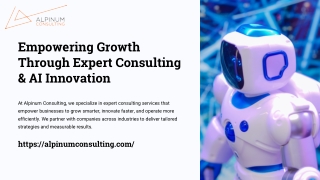 Empowering Growth Through Expert Consulting & AI Innovation