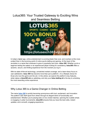 Unlocking a Smarter Digital Life with Lotus 365_ Where Productivity Meets Passion