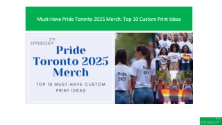 Must-Have Pride Toronto 2025 Merch: Top 10 Custom Print Ideas