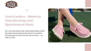 Yacht Loafers – Made for Slow Mornings and Spontaneous Plans