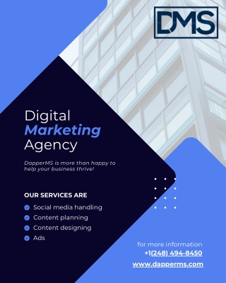 DapperMS Digital Marketing Agency Services Flyer