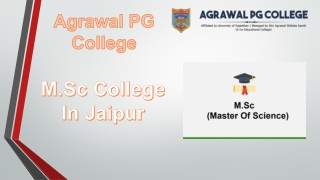 M.Sc College In Jaipur (2)