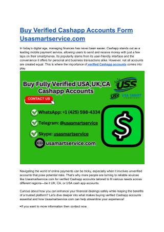 Buy Verified Cashapp Accounts Form Usasmartservice