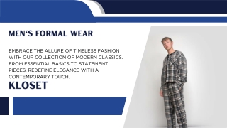 Men's Formal Wear