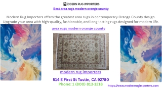 Best area rugs modern orange county
