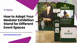 How to Adapt Your Modular Exhibition Stand for Different Event Spaces