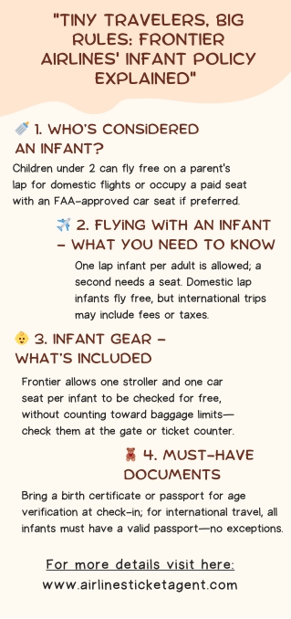 Tiny Travelers, Big Rules Frontier Airlines' Infant Policy Explained