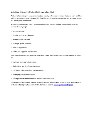 Saguna Consulting