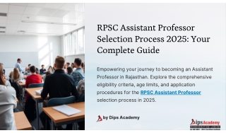 rpsc assistant professor selection process 2025