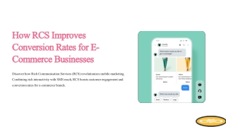 How RCS Improves Conversion Rates for E-Commerce Businesses Compared to SMS