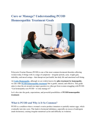 Cure or Manage