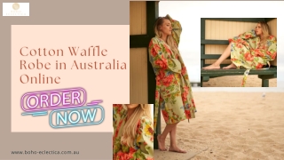 Cotton Waffle Robe Dresses Now in Australia Online - Order Now
