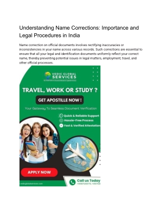 understanding name corrections importance