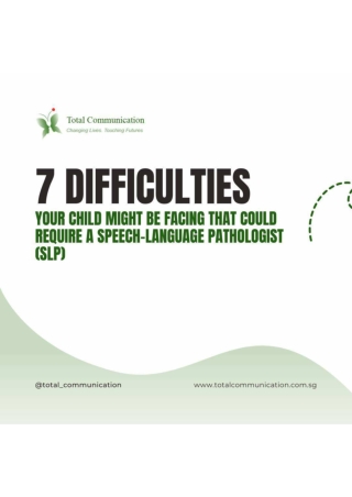 7 Difficulties Your Child Might Be Facing That could Require a Speech-Language Pathologist (SLP)