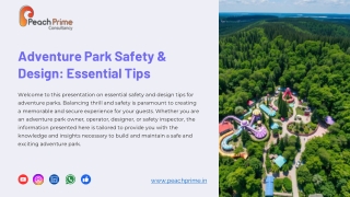 Adventure Park Safety & Design: Essential Tips