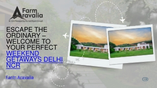 Best Weekend Resorts Near Delhi