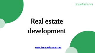 Get Real Estate Development Tips from Experts
