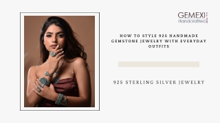 How to Style 925 Handmade Gemstone Jewelry with Everyday Outfits