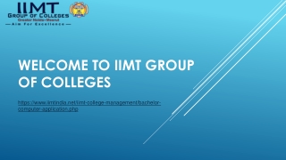 IIMT Group of Colleges – Premier Choice Among Top BCA Colleges in Delhi NCR