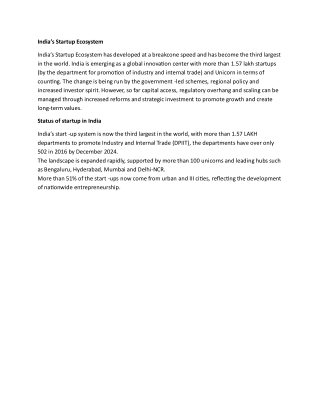 indias startup ecosystem
