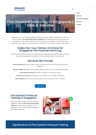 Fire Hosereel Servicing in Singapore – Ensure Reliable Fire Safety