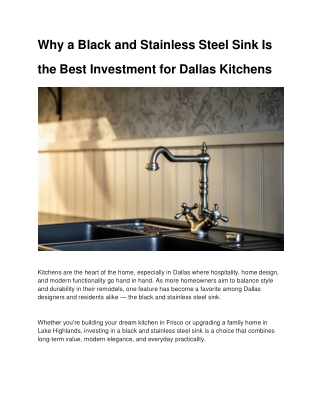 why-a-black-and-stainless-steel-sink-is-the-best-investment-for-dallas-kitchens