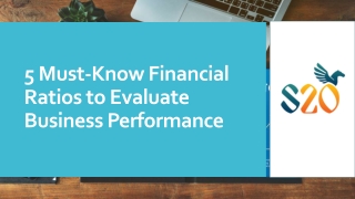5 must know financial ratios to evaluate business
