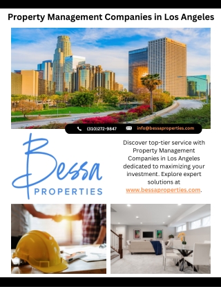 Property Management Companies in Los Angeles - bessaproperties.com