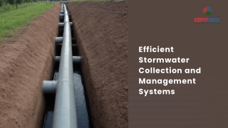 Efficient Stormwater Collection and Management Systems