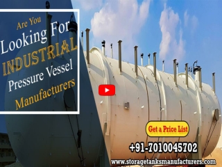 Industrial Pressure Vessel Manufacturers Thane