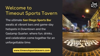 Welcome to  Timeout Sports Tavern | Time Out Sports Tavern