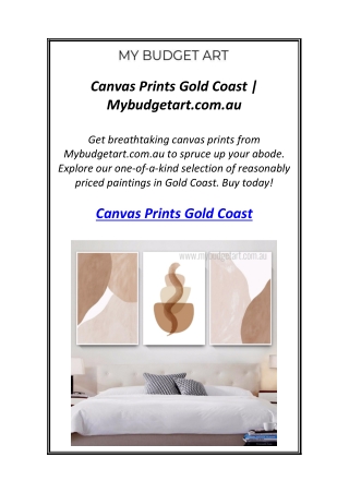 canvas prints gold coast mybudgetart com au