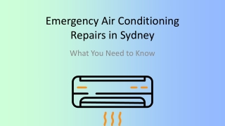 Emergency Air Conditioning Repairs Sydney