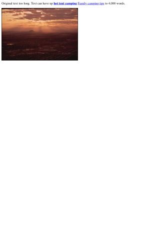 original text too long text can have up hot tent