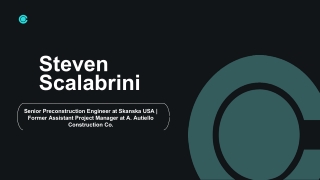 Steven Scalabrini - A Bold Risk-Taker From Oakland, NJ