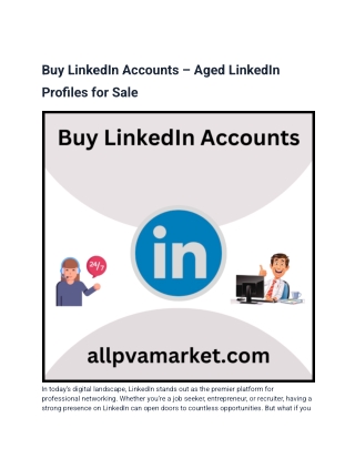 11 Best Places to Buy LinkedIn Accounts