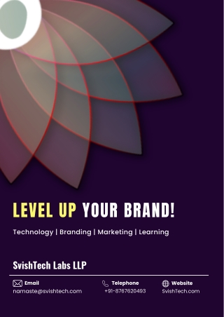 "SvishTech Brochure | Advertising, Branding & Website Development Company in Mu