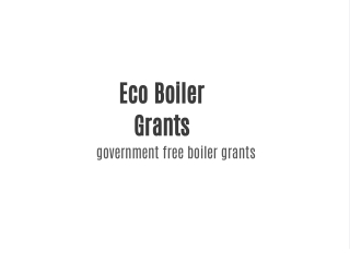 eco boiler grants government free boiler grants