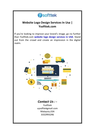 Website Logo Design Services In Usa  Ysofttek.com