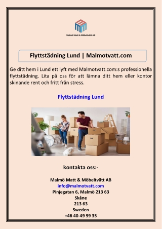 flyttst dning lund malmotvatt com
