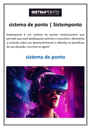 sistema de ponto