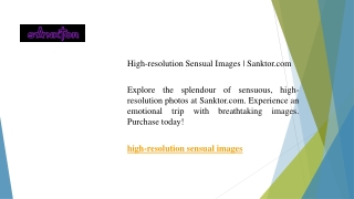 High-resolution Sensual Images  Sanktor