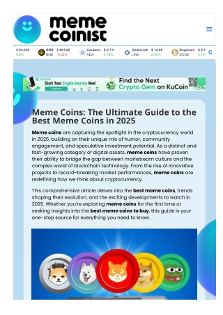 Trending Memecoins