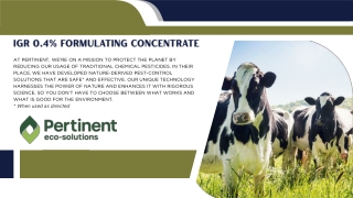 IGR 0.4% Formulating Concentrate