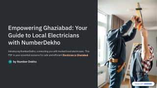 Top-Rated Electricians in Ghaziabad: Powering Your Home Safely and Efficiently